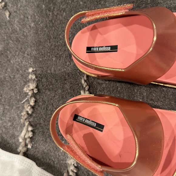 MINI MELISSA SANDALS PINK & GOLD. USA 11. EUR 28/29 - Picture 3 of 8